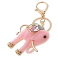 thumbnail image 3 of Encanto de bolso Zulema de Resina elefante llavero Rosado, 3 of 5
