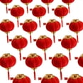 thumbnail image 1 of Linternas chinas para iToids en miniatura, terciopelo rojo, 7,5 cm (16 unidades), 1 of 8