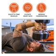 thumbnail image 2 of Rubber Encased Hex Dumbbell Weight, Pair – Dumbbells for Exercises – Strength Training Equipment – Home Gym Accessories – Weight Training 20 lbs 20lb, Pair 20 Pound, 2 of 8