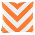 thumbnail image 2 of SAFAVIEH Kadyn Chevron Pillow, 18" x 18", Orange, 2 of 5