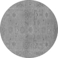 thumbnail image 1 of Ahgly Company Indoor Round Oriental Gray Traditional Area Rugs, 3' Round, 1 of 4