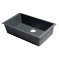 thumbnail image 1 of Alfi Brand AB3020UM-T Titanium 30 in. Undermount Single Bowl Granite Composite Kitchen Sink, 1 of 9