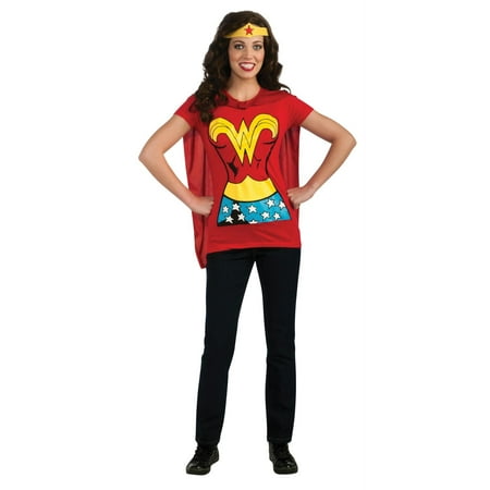 DC Comics Wonder Woman Adult Crewneck Sweatshirt Red