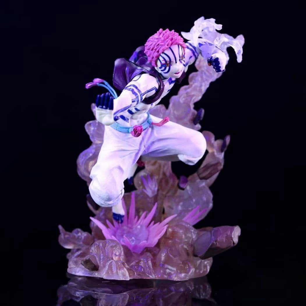 New Twelve Kizuki Akaza Hakuji (combat Ver) Character Anime Model Statue Action Figures Desktop Ornament Popular Decorations Fan Souvenirs Creative Gift Collectable