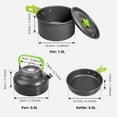 thumbnail image 4 of Ensemble de Cuisson de Camping Ensemble de Batterie de Cuisine de Camping 16 Pcs Ensemble de Casseroles et Poêles de Camping Ensemble de Cuisson de Camp Gigogne Batterie de Cuisine Mini Camping&Randonnée Ensemble de Poêles de Camping et de Randonnée, 4 of 8