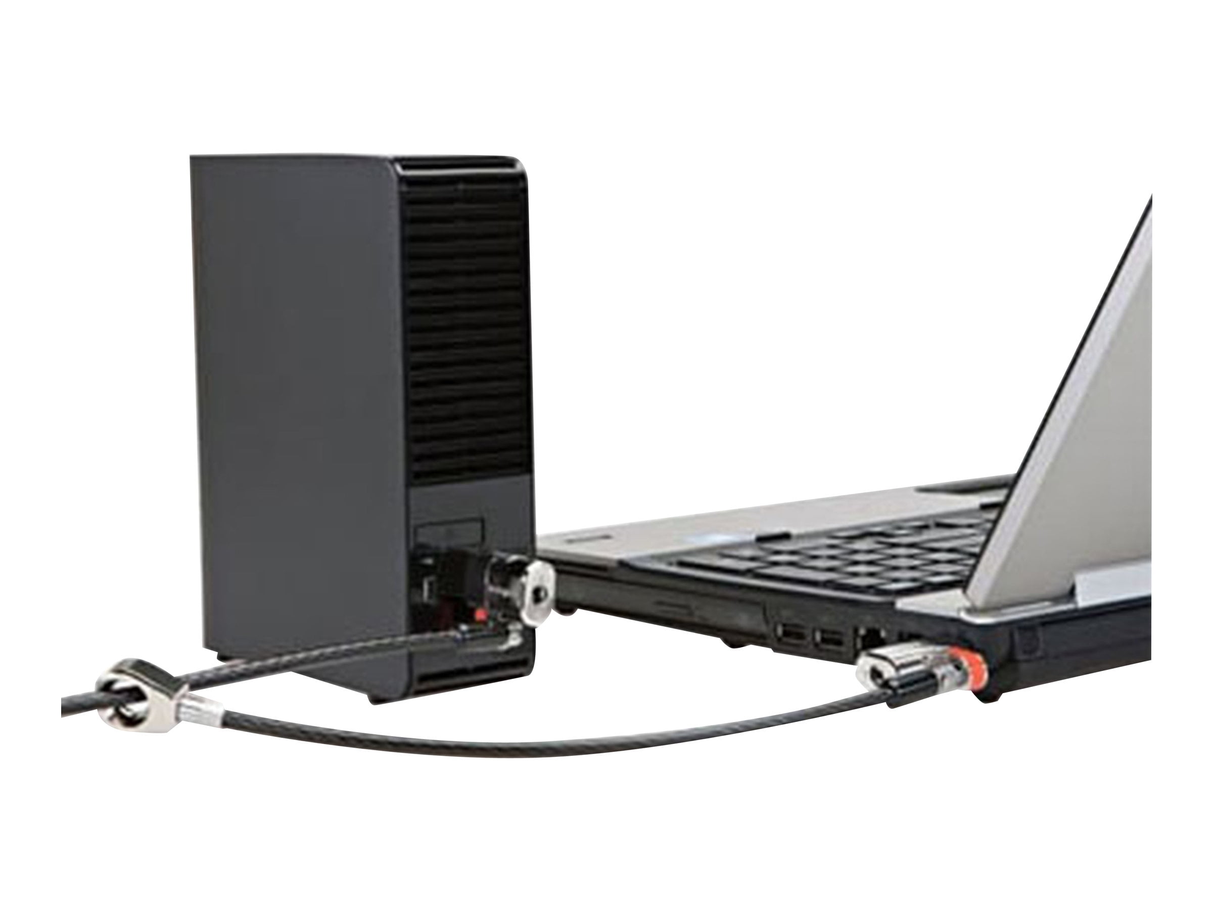 Kensington ClickSafe Keyed Twin Laptop Lock - Security cable lock ...