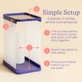 thumbnail image 6 of Lansinoh Breast Milk Storage Container, Freezer Organizer, Holds 10 Milk Bags, Includes 5, 6 of 9