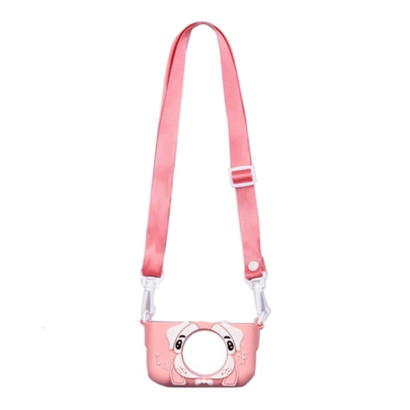Yammee Kids Camera Bag Mini Silicone Cartoon Camera Protective Cover Adjustable Lanyard