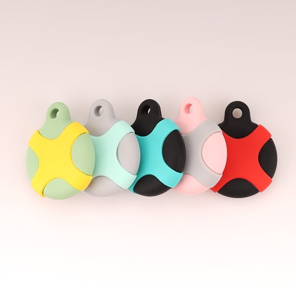 5 Pack Silicone Case for Apple AirTag , Waterproof Anti-Scratch Protective Tracker Cover Compatible with AirTags 2021 for Pets, Keys, Luggage, Backpacks