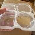 thumbnail image 1 of Hbdhejl Double Compartment Condiment Container Double Condiment Containers With Lids 2 Compartment Snack Containers Double Compartment Snack Containers For To Go Sampling Travel, 1 of 6