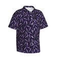 thumbnail image 2 of Haiem Lavender Flowers Printed Hawaiian Shirt for Men - Men’s Casual Beach Summer Shirts - Stretch Fabric with Modern Fit-X-Large, 2 of 9