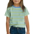 thumbnail image 1 of Short Sleeve T-shirt for Kids , Polyester-Spandex Blend , Breathable Comfort Fit , Fashion Print Design , Machine Washable , Black Color, 1 of 8