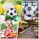 thumbnail image 3 of KAKOWELY 6 faroles de papel colgantes para fiestas de fútbol, deportes y fútbol. Decoración para fiestas., 3 of 5