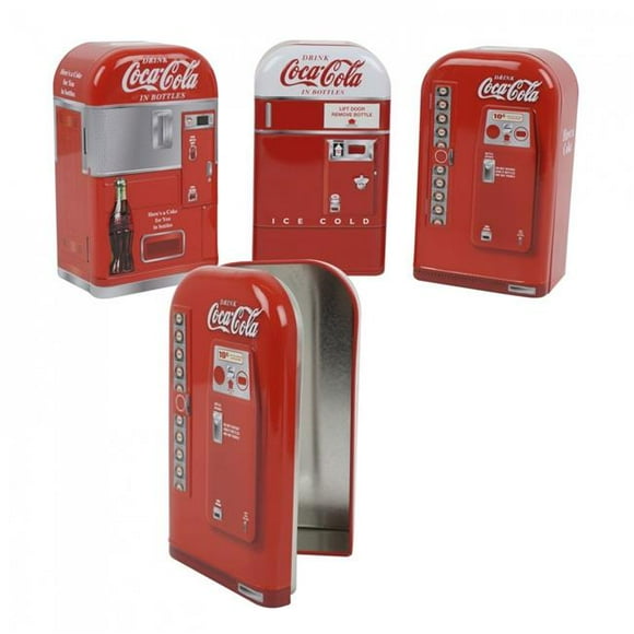 Coca-Cola 44716 Coca-Cola Banque de Pièces à Capuche Blanche