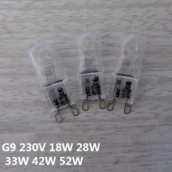 HIBIBUD 10Pcs Oven Light Bulb G9 High Temperature Bulb Steamer Light 25w 28w 40w 60w