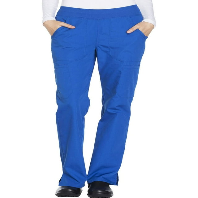 CHOK Workwear Originals Women‘s Scrubs Pant Mid Rise Straight Leg Pull-On Cargo WW210