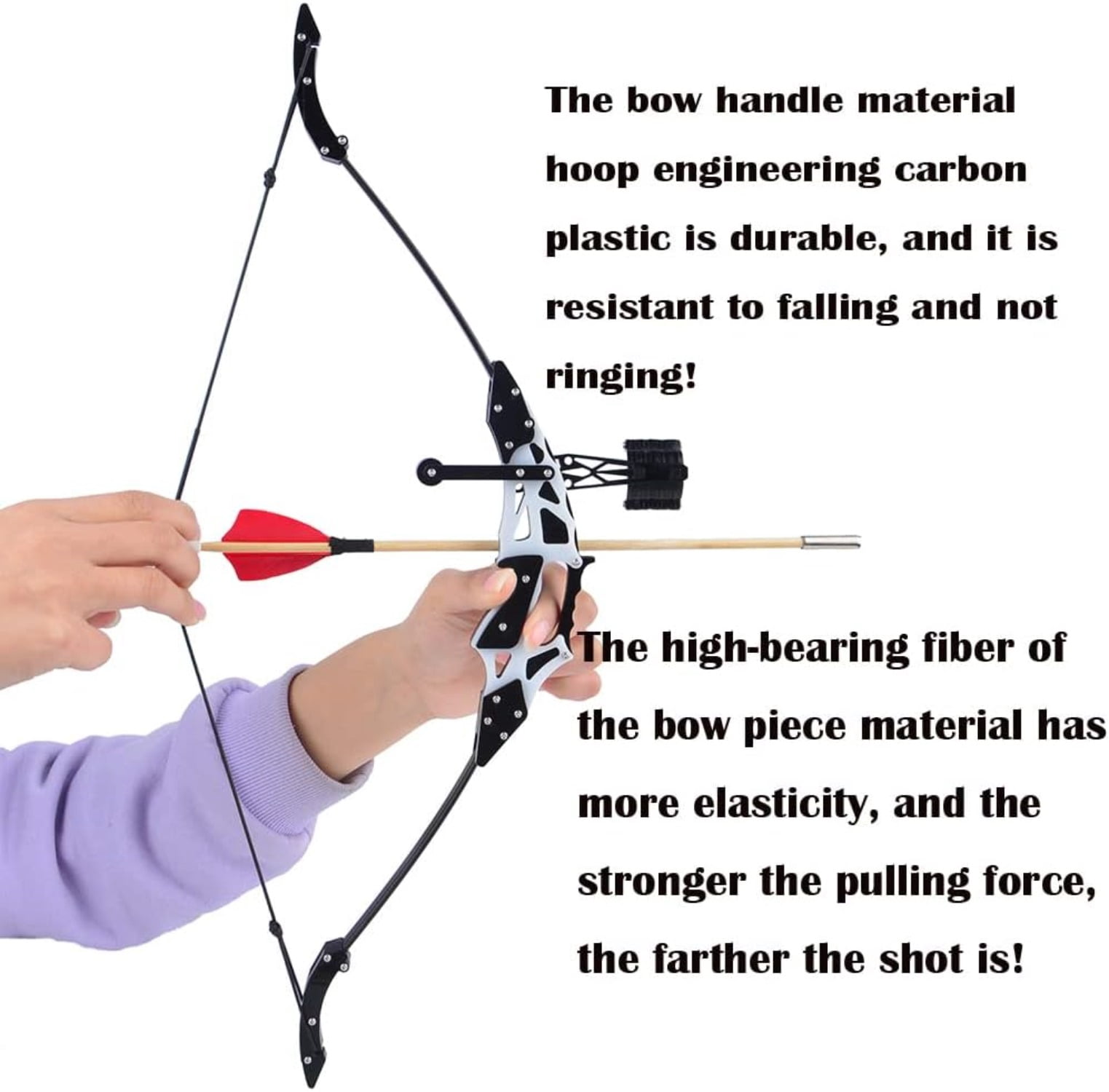 Clianle Archery Mini Bow and Arrow Set Mini Recurve Bow Hunting Longbow Mini Compound Bow Right Left Hand for Shooting Practice