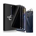thumbnail image 1 of xixishop 3+3 Pack for Samsung Galaxy A15 5G Privacy Screen Protector & Phone Camera Lens Protector 9H Tempered Glass Cell Phone Protector, Anti-Fingerprint(Galaxy A15 Privacy), 1 of 1