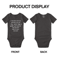 thumbnail image 3 of If You Mess With Me You Mess With My Aunt And You Dont Want To Mess Cute Baby Clothes Short Sleeve Romper Bodysuits, 3 of 5