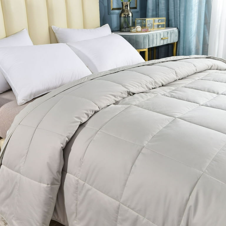 Fusion Goose Down Comforter Grey Queen