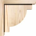 thumbnail image 3 of 5 1/2"W x 10"D x 10"H Alpine Smooth Corbel w/Backplate, Douglas Fir, 3 of 9