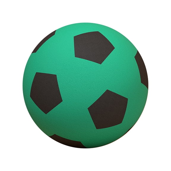 Silent Soccer Ball, Foam Soccer Ball, Soccer Ball Size 5, Indoor Soccer Ball, Kids Soccer Ball, Soft Surface, Skill Drills, Rainy Day Play, Green, 8.5 in Diameter, 1 Pc