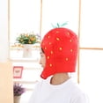 thumbnail image 3 of Strawberry Hat Cosplay Props Accessories Plush Head Fancy Taiyaki Cosplay Cap Photo Props, 3 of 8