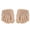 Dark skin tone, variant on Drrntien Half Foot Design Practice Fake Foot Model Silicone Prosthetic Manicure Tool
