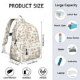 thumbnail image 6 of Cartoon Corgi Backpack for School,Cute School Bag,Schoolbag with Adjustable Shoulder Straps & Padded Back,13.4"x11"x4.7", 6 of 6
