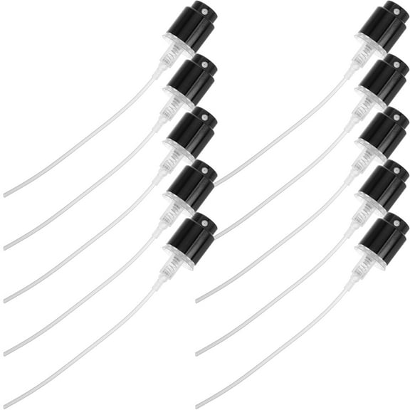 SOPOTUTU Black Plastic Perfume Bottle Spray Cap for DIY Fragrance Easy Press Usage