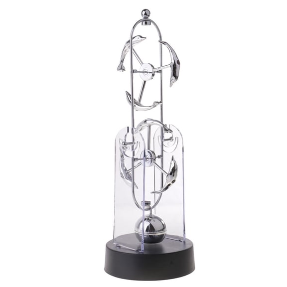 's Cradle Perpetual Motion Gadget Revolving Physics Decor -Dolphin