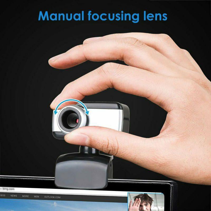 HD Webcam Camera USB2.0 480P Bluetooth Wireless Security Rotatable Camera  With Microphone For PC Laptop 