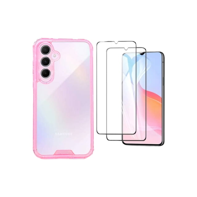 Funda Uso Rudo Otter 360 Contorno De Color Para Sasmsung A55/ A35 4G 2 Micas De Cristal