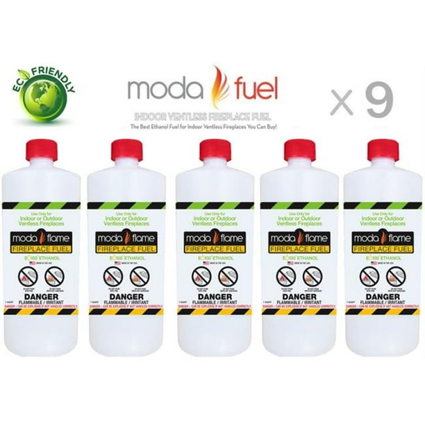 Moda Flame 9pkphc 1 Quart Bio Ethanol Fireplace Fuel 9 Bottles Com - Bio Ethanol Fireplace Fuel For Ventless Fireplaces Moda Flame 9pkphc 1 Quart Bio Ethanol Fireplace Fuel 9 Bottles Com - Bio Ethanol Fireplace Fuel For Ventless Fireplaces