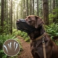 thumbnail image 6 of Breathable Mesh Dog Muzzle for Medium Dogs, Anti Bite Bark Scavenge Licking Pet Mouth Guard, Soft Airy Comfortable Muzzle for Grooming Walks, Black, 6 of 6
