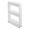 thumbnail image 3 of Movable Shelving Unit Slide Out Storage Rack Pull out Pantry Shelves Cart for Kitchen Bathroom Bedroom Laundry Room Narrow Places, 3 of 8