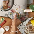 thumbnail image 5 of Beautiful 3.5 Qt Stand Mixer with Flat Beater, Dough Hook, Balloon Whisk, Wildflower Porcini Taupe by Drew Barrymore, 5 of 23