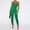 Green, variant on Pyhlmscde Abercrombie Jumpsuit, Women's Jumpsuits, Plus Size Jumpsuit, Women Workout Jumpsuit Yoga Ribbed Bodycon Spaghetti Strap Leggings Romper Black 2XL