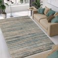 thumbnail image 2 of Superior Montauk Striped Pastel Indoor Area Rug, 4' x 6', Blue, 2 of 5