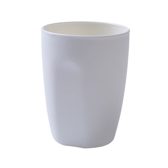 Dalazy 400ml Simple Design Bathroom Rinsing Wash Tooth Mug Plastic Tumbler Toothbrush Holder Cup Water Bottle