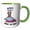 Green/White, variant on 3drose, Cute Funny Labrador Retriever Dog Wtf Wheres the Food Pun, 11oz Magic Transforming Mug