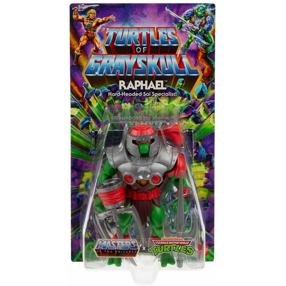 Masters Of The Universe Teenage Mutant Ninja Turtles Origins 6" Action Figure Turtles Of Grayskull Wave 2 - Raphael