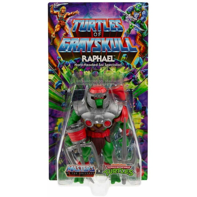 Masters Of The Universe Teenage Mutant Ninja Turtles Origins Figurine Articulée 6 Pouces Tortues de Grayskull Vague 2 - Raphael