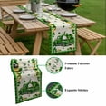 thumbnail image 5 of St. Patrick's Day Table Runner - 90 Inch Long, Kitchen Dining Table Runner Dresser Scarves, Gnomes Truck Shamrocks Gold Coin Plaid Farmhouse Decor for Coffee Tables Wedding Party Banquet, 5 of 8