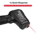 thumbnail image 4 of Lepmerk Industrial thermometer,Temp Display Adjustable Emissivity Infrared With Lcd Kitchen Scientific Non- Temperature Thermometer Infrared Display Owsoo Test Temperature Lcd Adjustable, 4 of 7