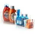 thumbnail image 1 of StorageBud 3 Pack Clear Plastic Storage Organizer Bin with Handles, 1 of 3