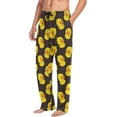 thumbnail image 5 of Top-kevin Cute Animal Duck Black Yellow Pajama Bottoms For Men Pjs Pants For Men with Pockets Long, 5 of 7