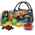 thumbnail image 3 of Easygdp Colorful Flower Sea Turtle Bolsa de Almuerzo Insulada Reutilizable, Bolsa de Mano y Bandolera para Oficina, Trabajo, Viajes, 3 of 6