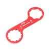 

Xewsqmlo 2pcs MUQZI MTB Bicycle Front Fork Cap Removal Wrench for XCM/XCR/XCT/RST (Red)