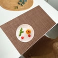 thumbnail image 3 of Visland 4Pcs/Set Table Placemats Reusable Non-slip Woven Stain Resistant Pot Holder Indoor Decoration for Kitchen, 3 of 7